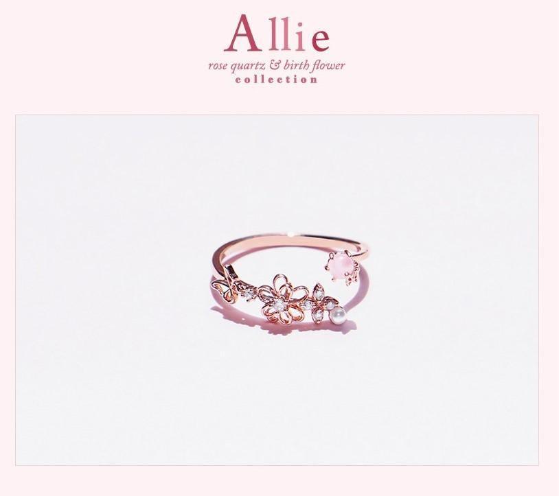 Nhẫn Wing Bling Birthflower Allie II Ring - Kallos Vietnam