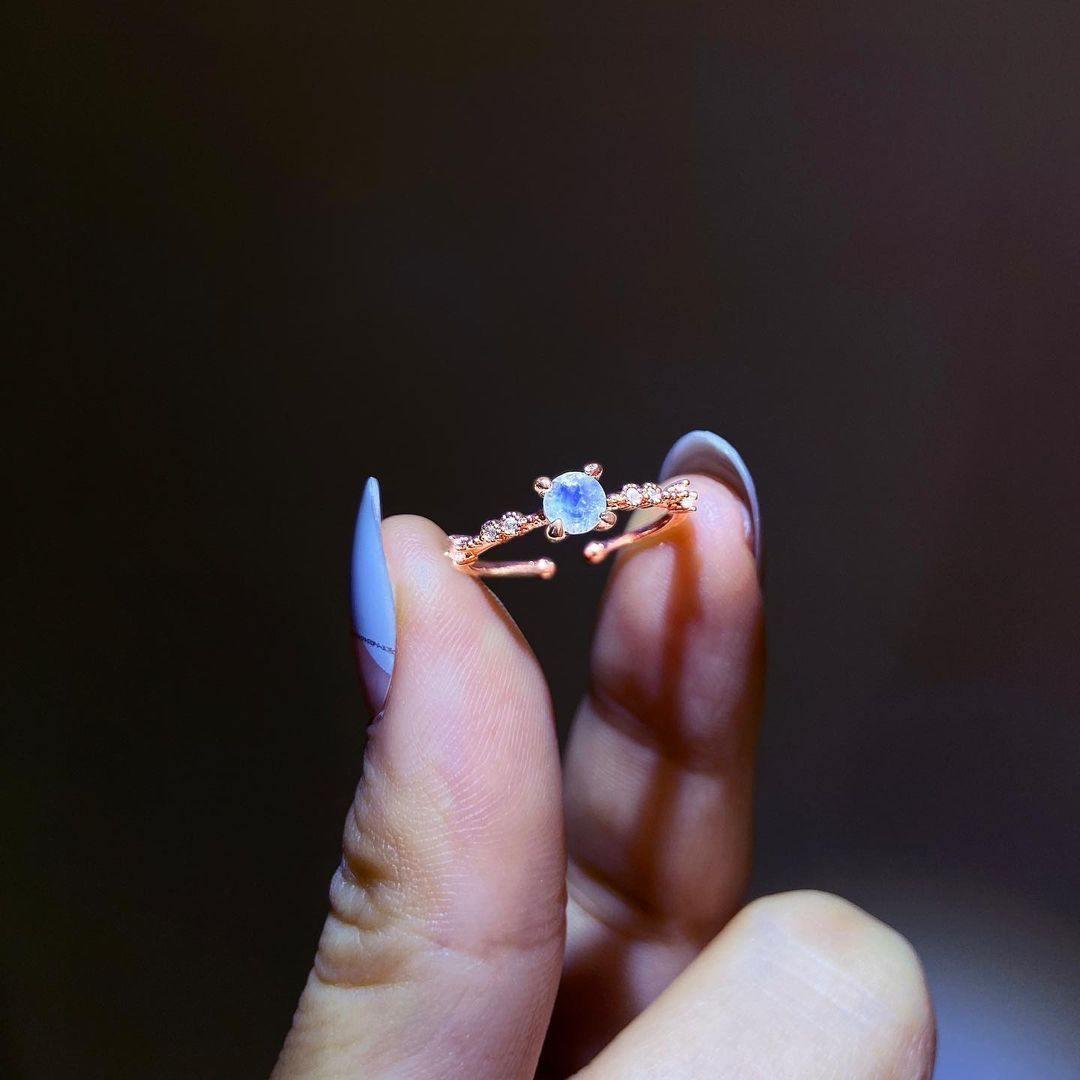 Nhẫn Wing Bling Gladis Moonstone Ring - Kallos Vietnam