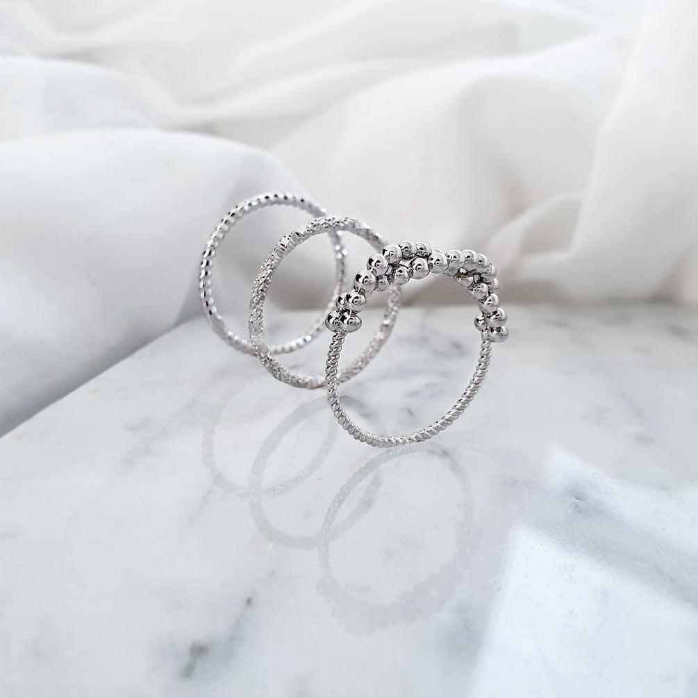 Nhẫn Wing Bling Shine Twist Rings Set - Kallos Vietnam