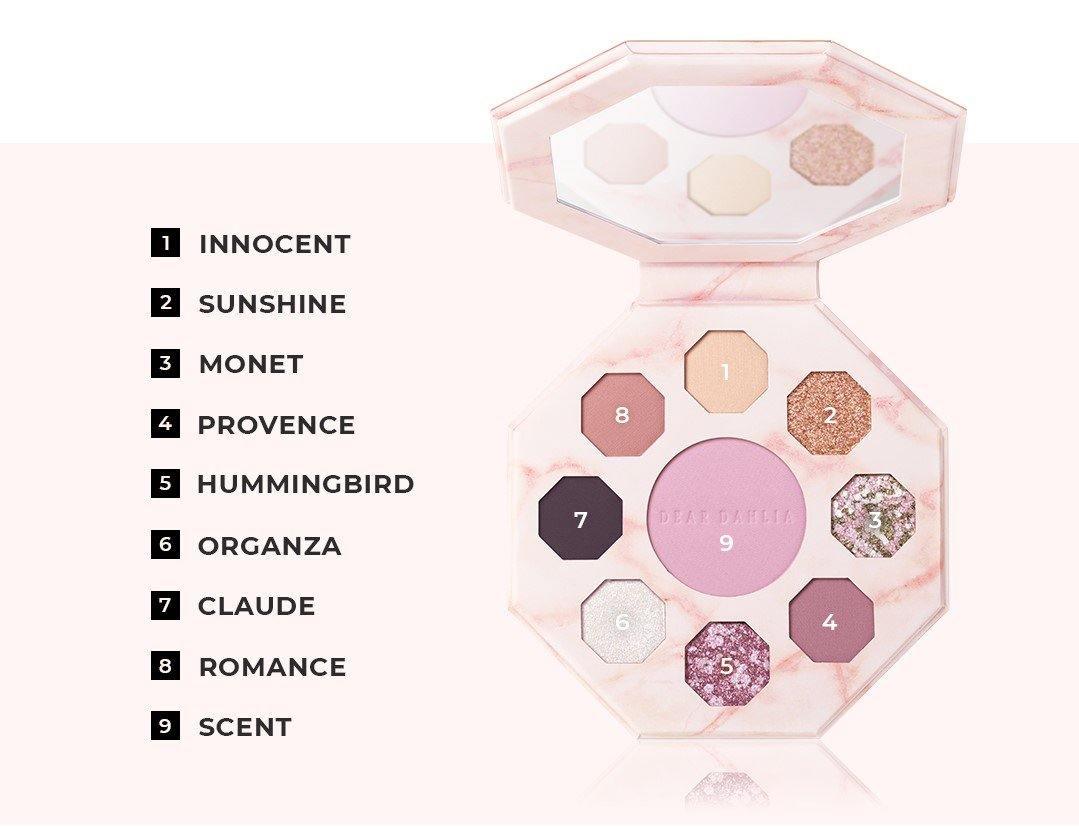 Phấn Mắt Dear Dahlia Secret Garden Palette Spring Bouquet - Kallos Vietnam