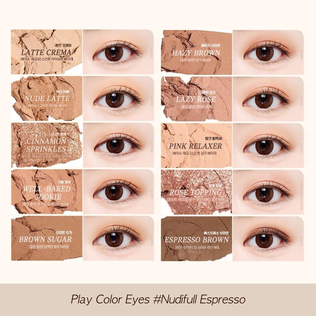 Phấn Mắt Etude House Play Color Eyes Nudifull Espresso - Kallos Vietnam
