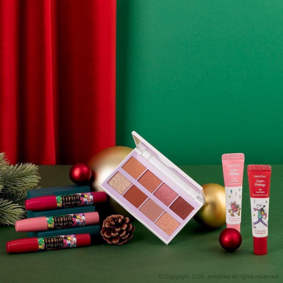 Phấn Mắt Innisfree Green Holidays Glam Mood Palette - Kallos Vietnam