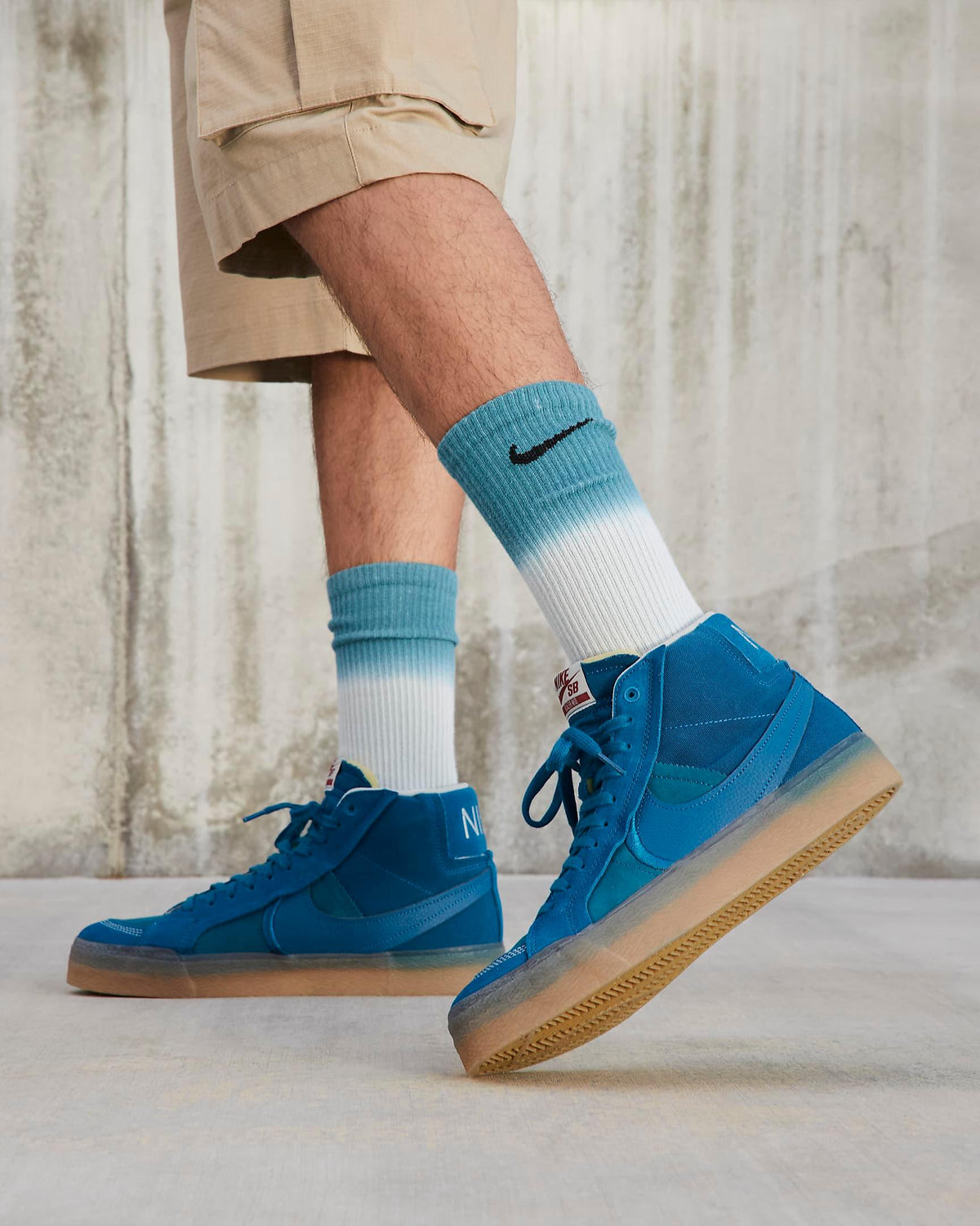 Giày Nike SB Zoom Blazer Mid Premium Plus Skate Shoes #Green Abyss - Kallos Vietnam