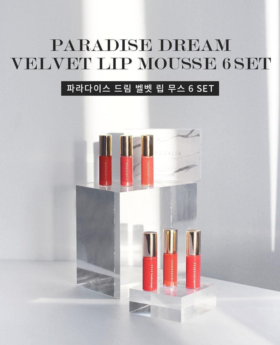 Son Dear Dahlia Paradise Dream Velvet Lip Mousse 6 SET - Kallos Vietnam