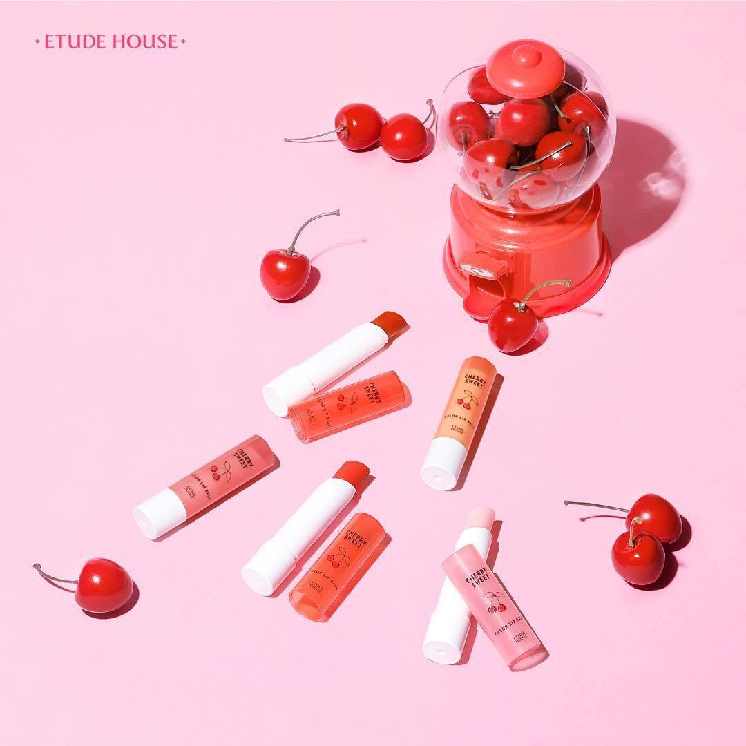 Son Etude House Cherry Sweet Color Lip Balm - Kallos Vietnam