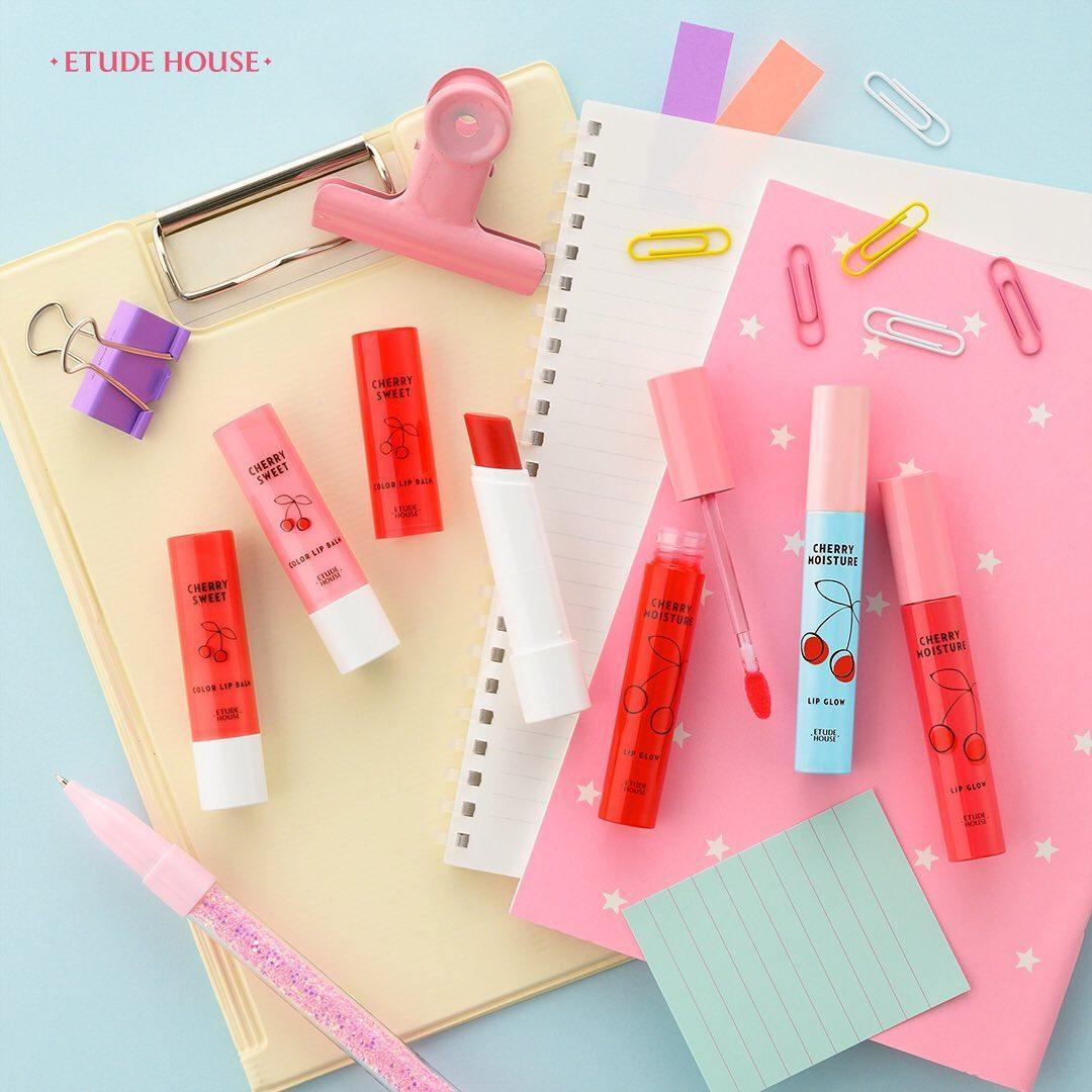 Son Etude House Cherry Sweet Color Lip Balm - Kallos Vietnam