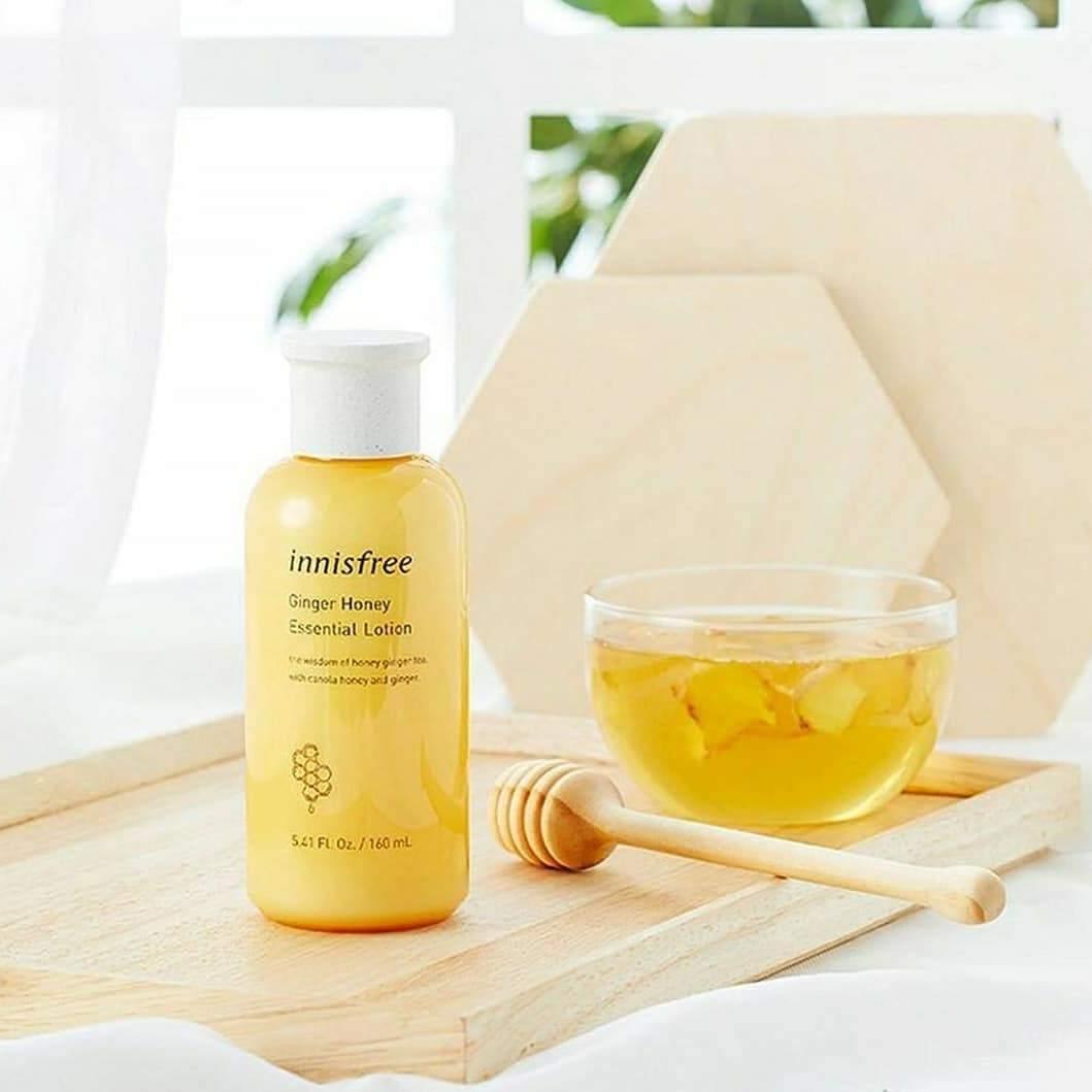 Sữa Dưỡng Innisfree Ginger Honey Essential Lotion - Kallos Vietnam