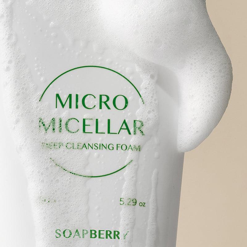 Sữa Rửa Mặt Happy Bath Micro Micellar Soapberry Moisture Cleansing Foam - Kallos Vietnam