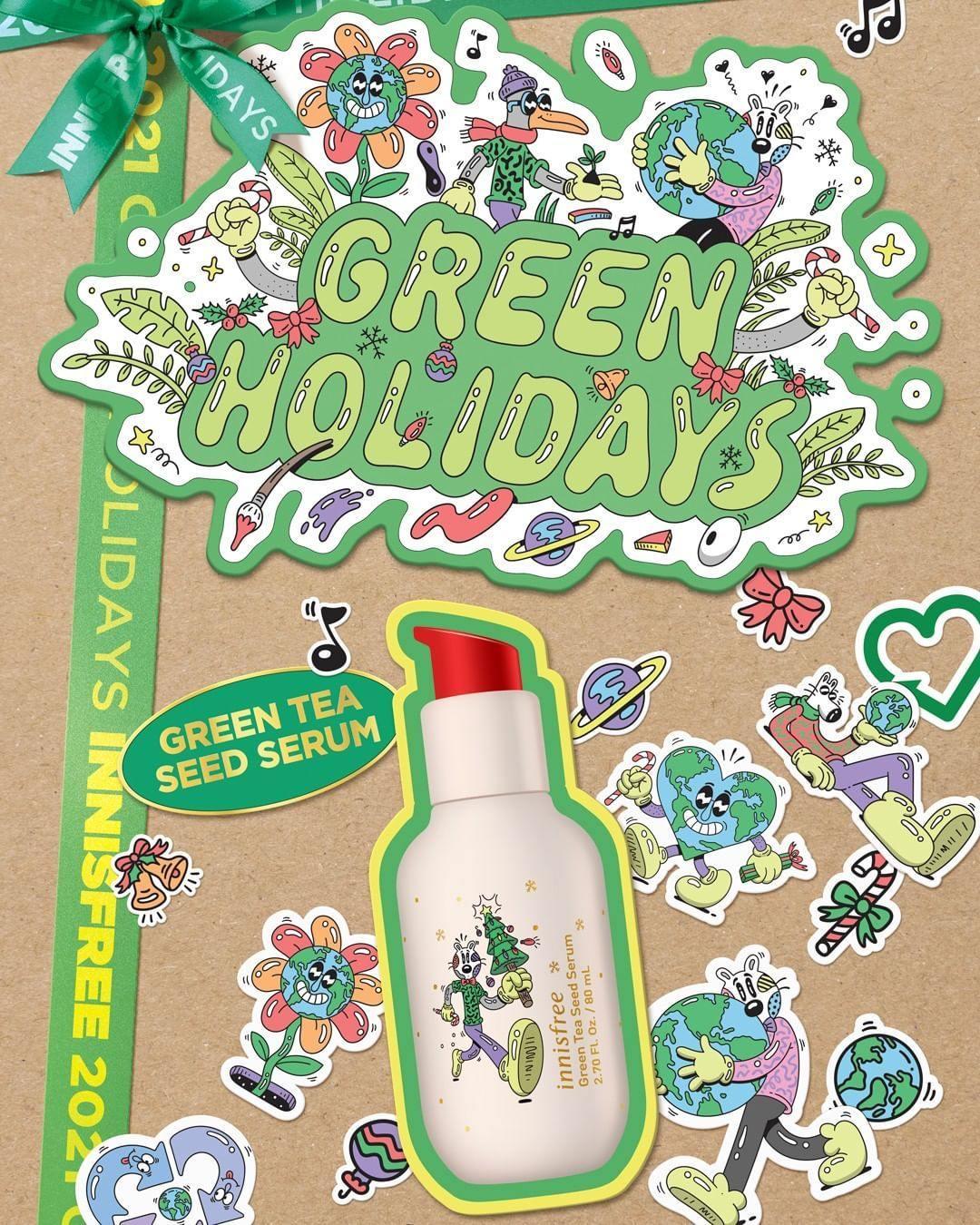 Tinh Chất Innisfree Green Holidays Green Tea Seed Serum - Kallos Vietnam