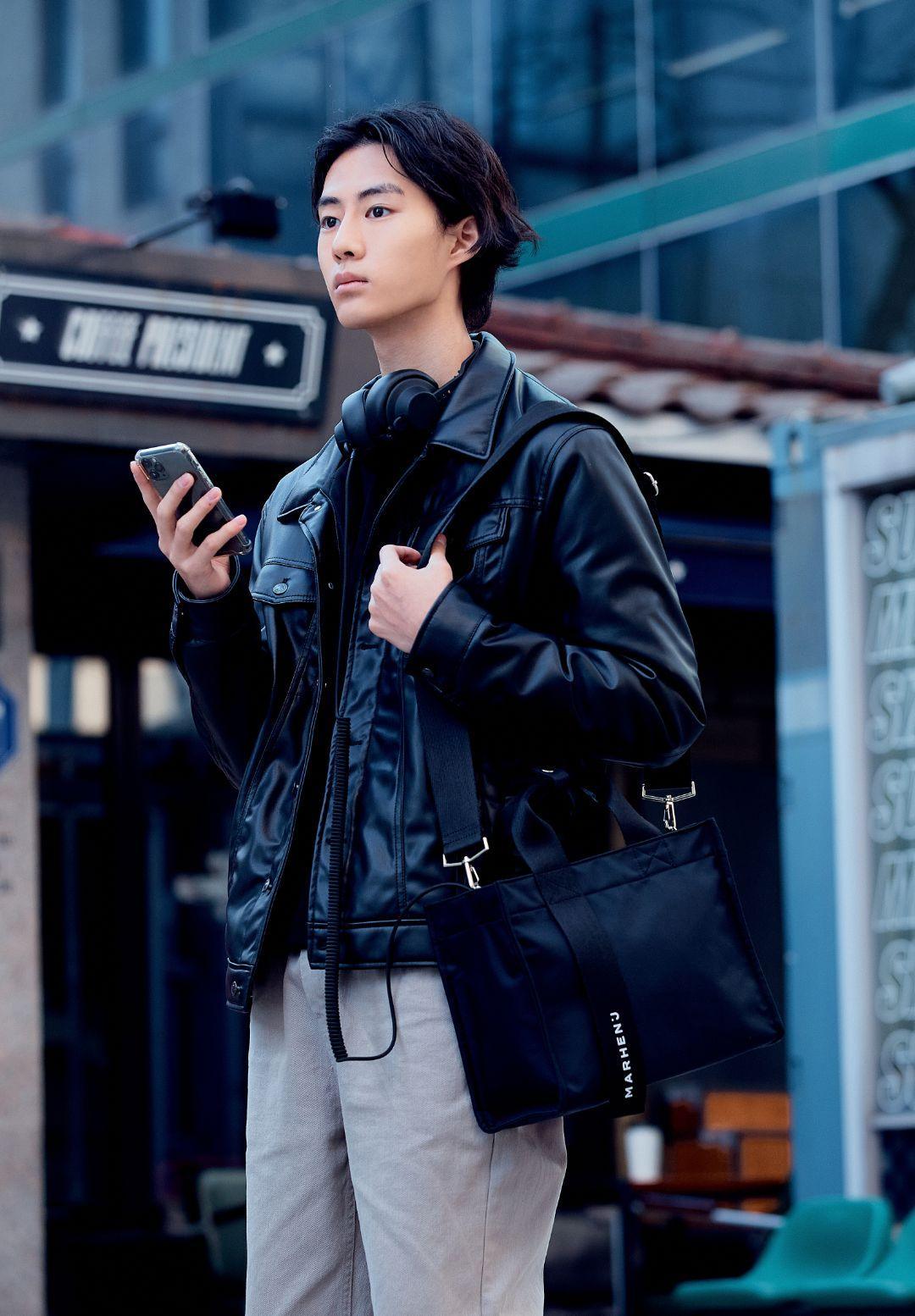 Túi Xách Marhen J RICO Antibacterial All Black - Kallos Vietnam