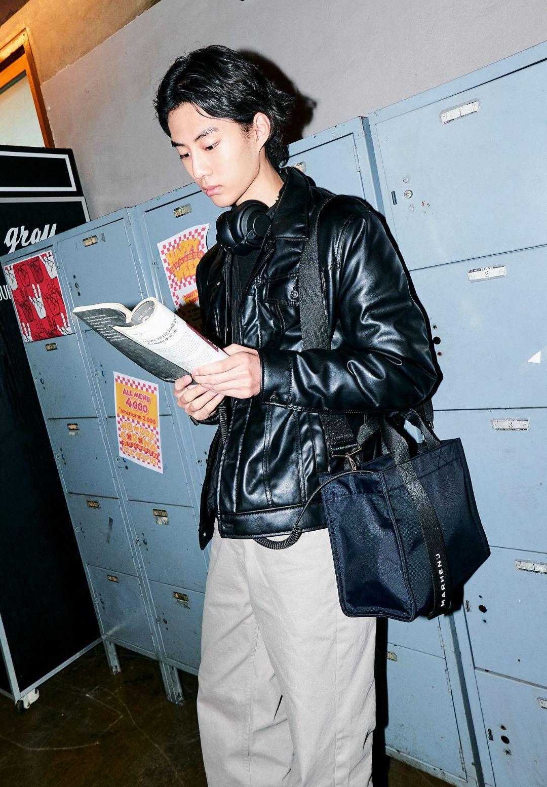 Túi Xách Marhen J RICO Antibacterial All Black - Kallos Vietnam