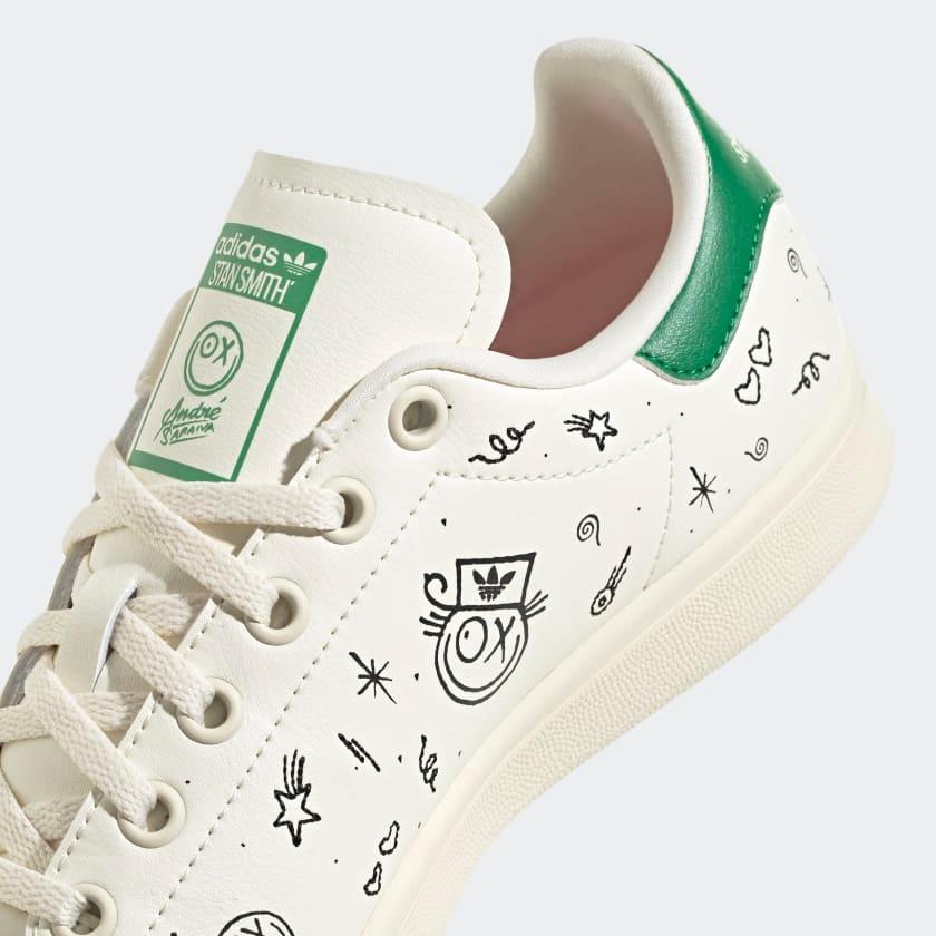 Giày Adidas Kids Stan Smith x André Saraiva #Cream White - Kallos Vietnam