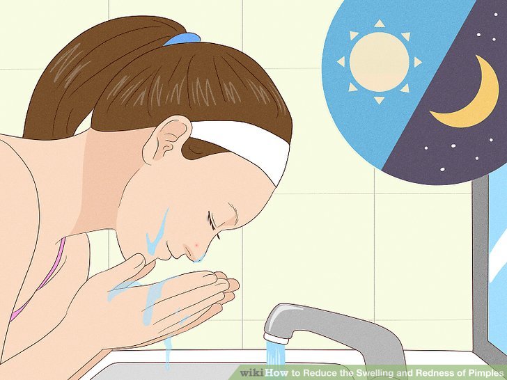 Cách làm xẹp mụn sưng đỏ không nhân