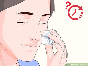 Cách chườm đá lạnh lên mặt đúng cách