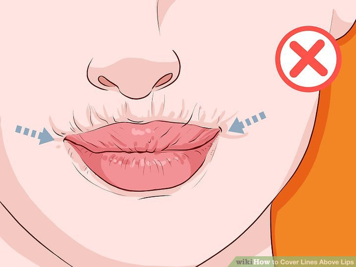 Cách giảm nếp nhăn trên môi và khoé miệng