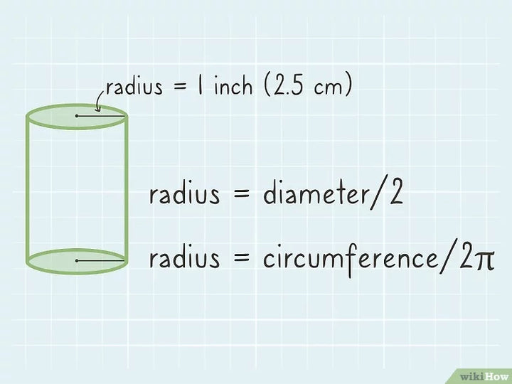 4 bước tính thể tích hình trụ