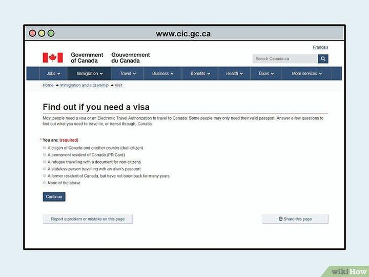 Cách xin visa du lịch Canada online tự túc