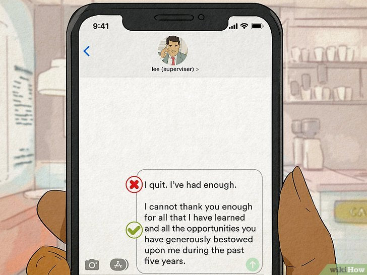 Cách nhắn tin xin nghỉ việc với sếp qua tin nhắn - Kallos Vietnam