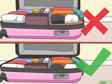Cách sắp xếp hành lý gọn gàng khi đi máy bay - Kallos Vietnam