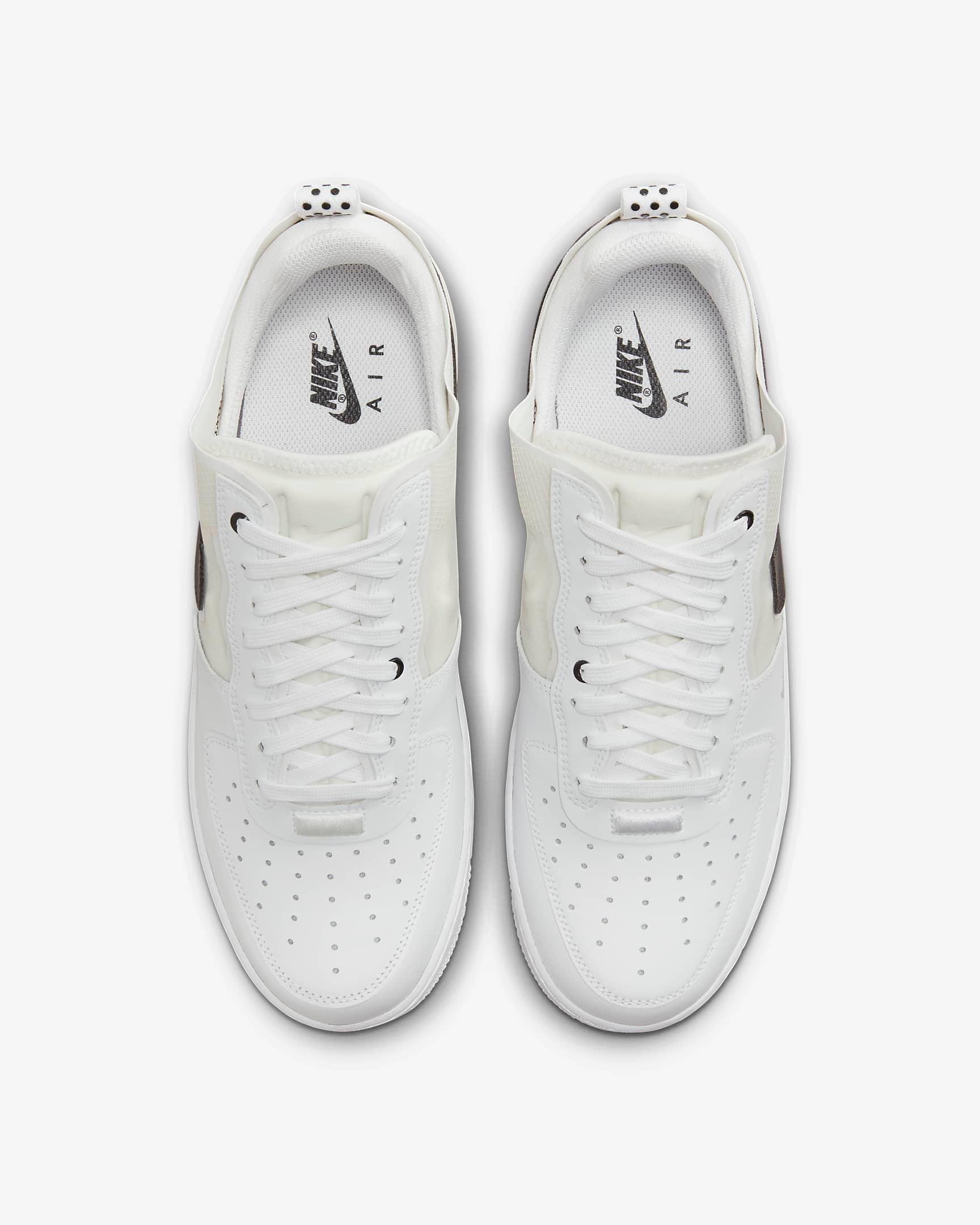 Giày Nike Air Force 1 React Men Shoes #White Black - Kallos Vietnam