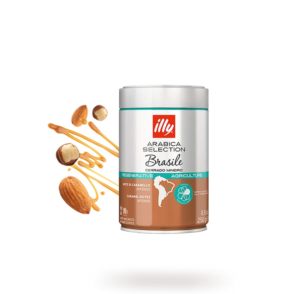 Cà Phê ILLY Arabica Selection Brasile Cerrado Mineiro Ground Coffee-Kallos
