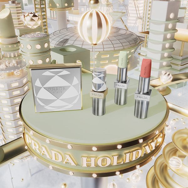 Son PRADA Monochrome Soft Matte Lipstick Holiday #B101 Tiepolo - Kallos Vietnam