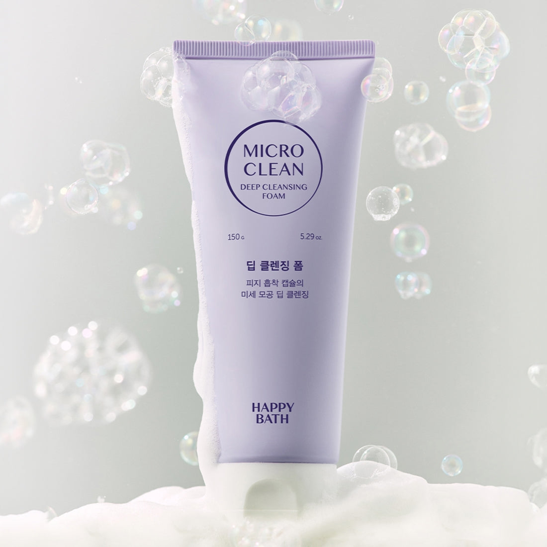 Sữa Rửa Mặt Happy Bath Micro Micellar Deep Cleansing Foam - Kallos Vietnam