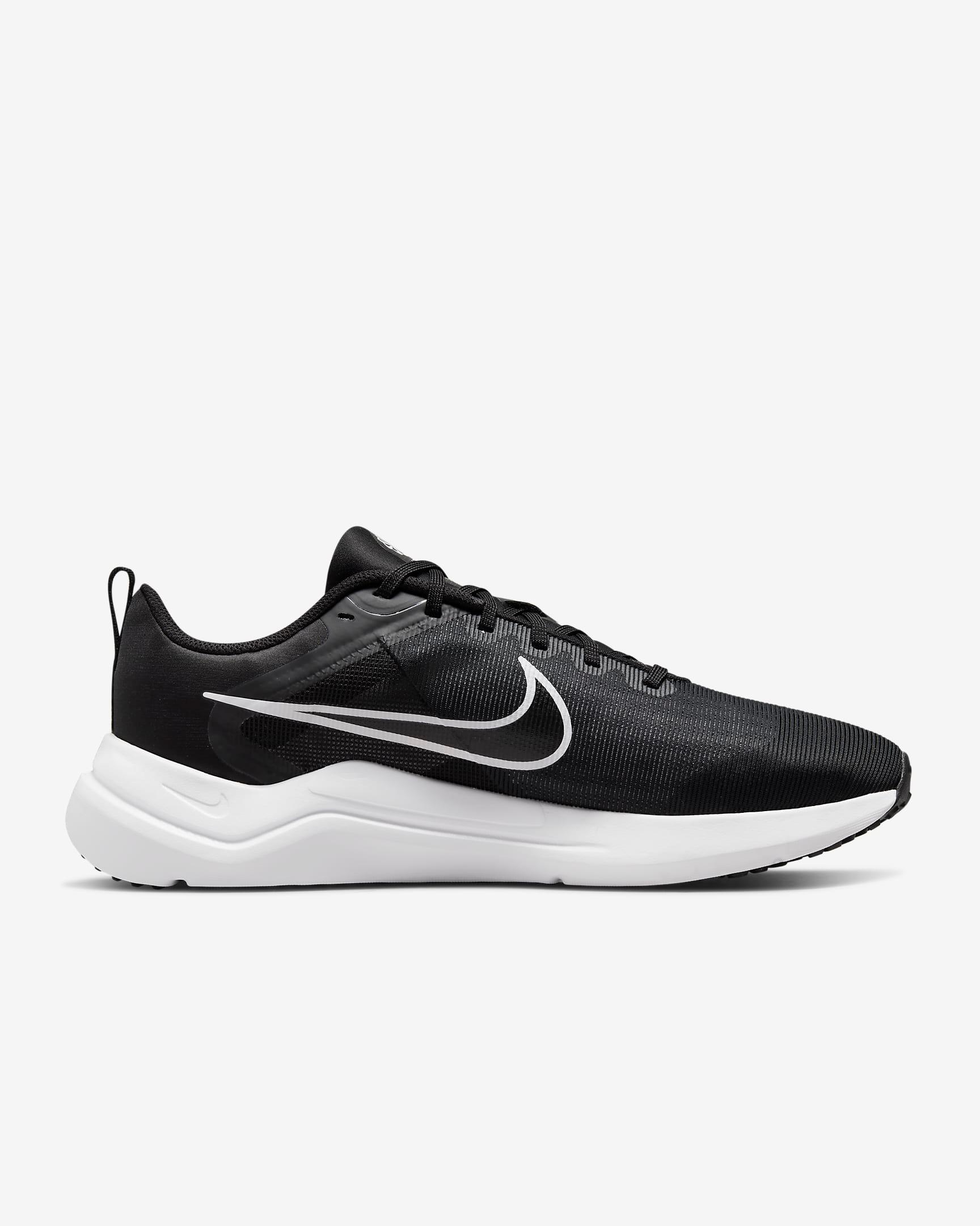 Giày Nike Downshifter 12 Men Shoes #Black White - Kallos Vietnam