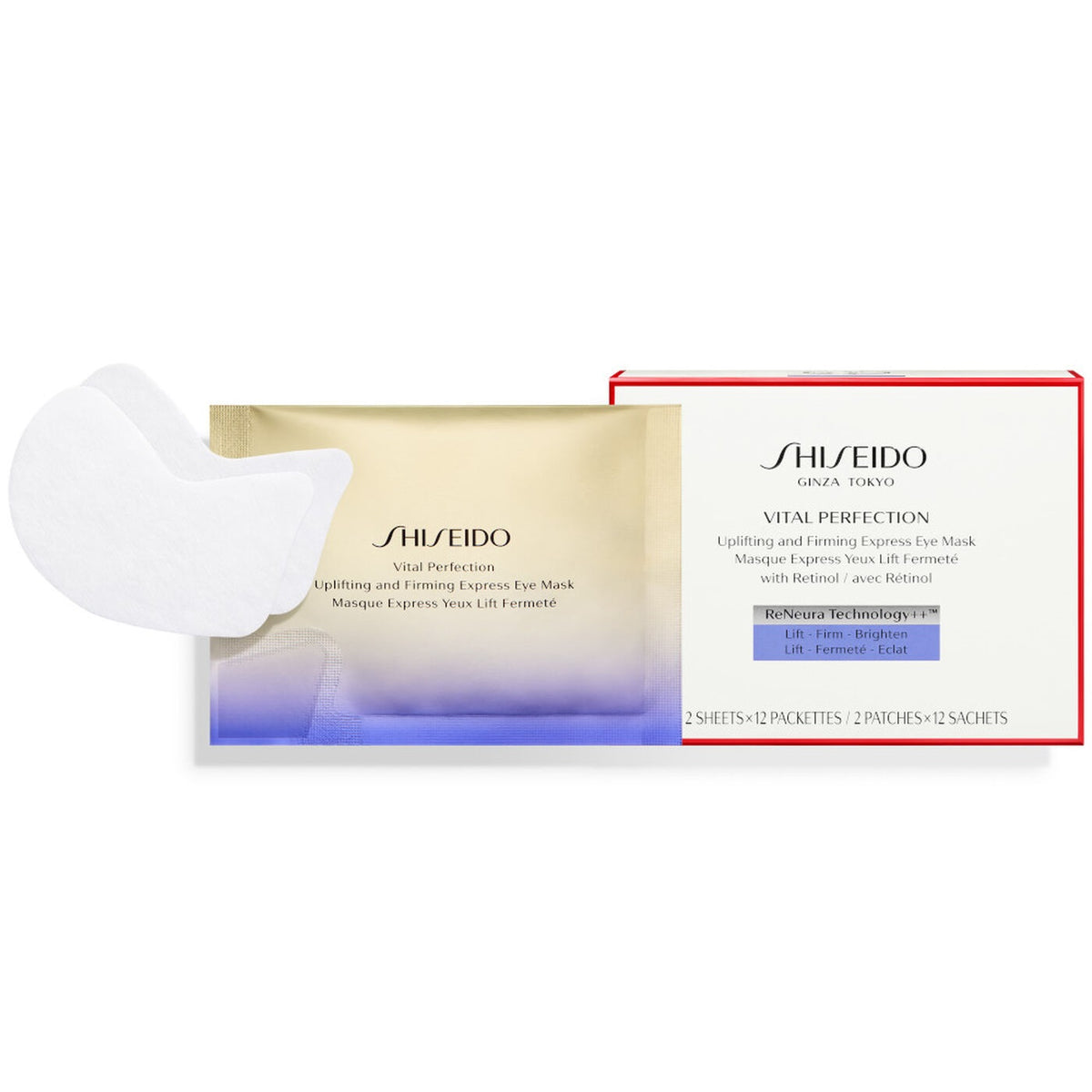 Mặt Nạ Mắt SHISEIDO Vital Perfection Uplifting And Firming Express Eye Mask