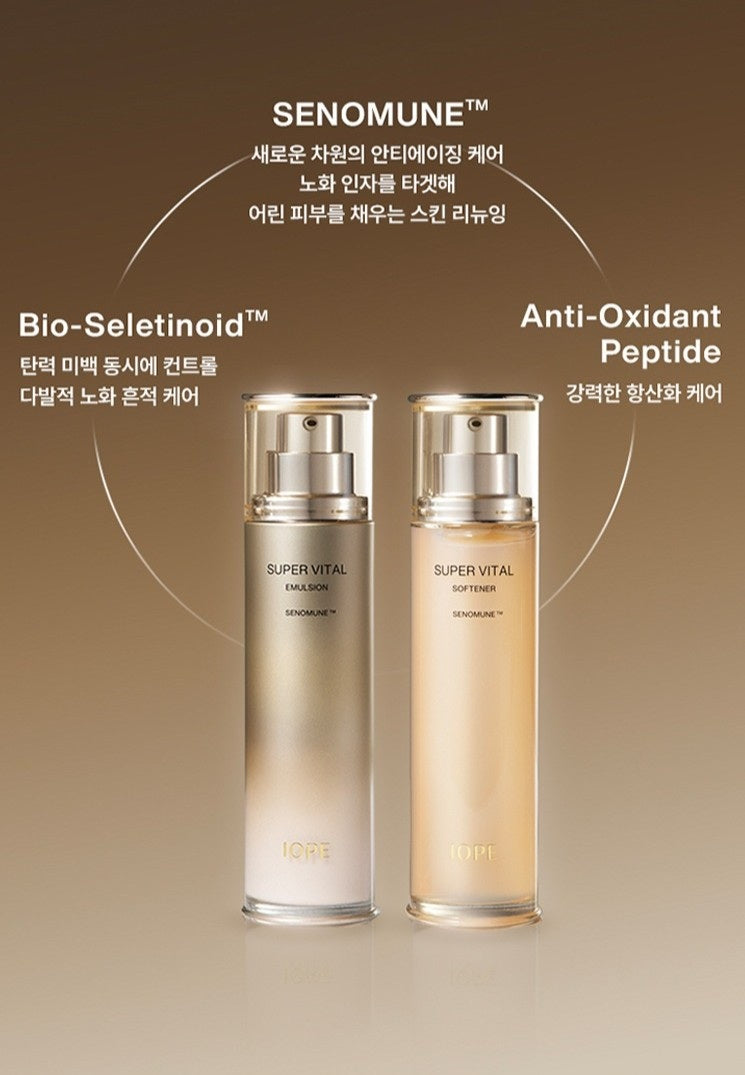 Bộ Dưỡng Da IOPE Super Vital Signature Set-Kallos