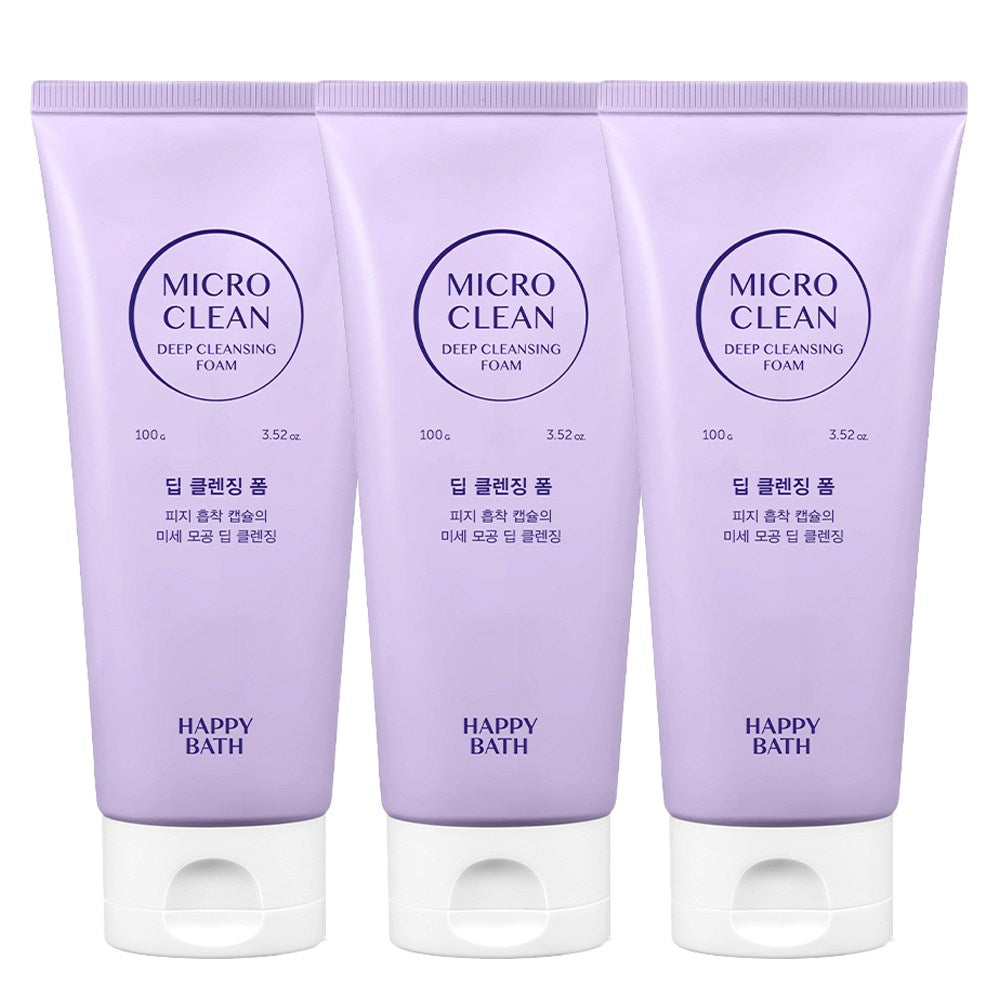 Sữa Rửa Mặt Happy Bath Micro Micellar Deep Cleansing Foam - Kallos Vietnam