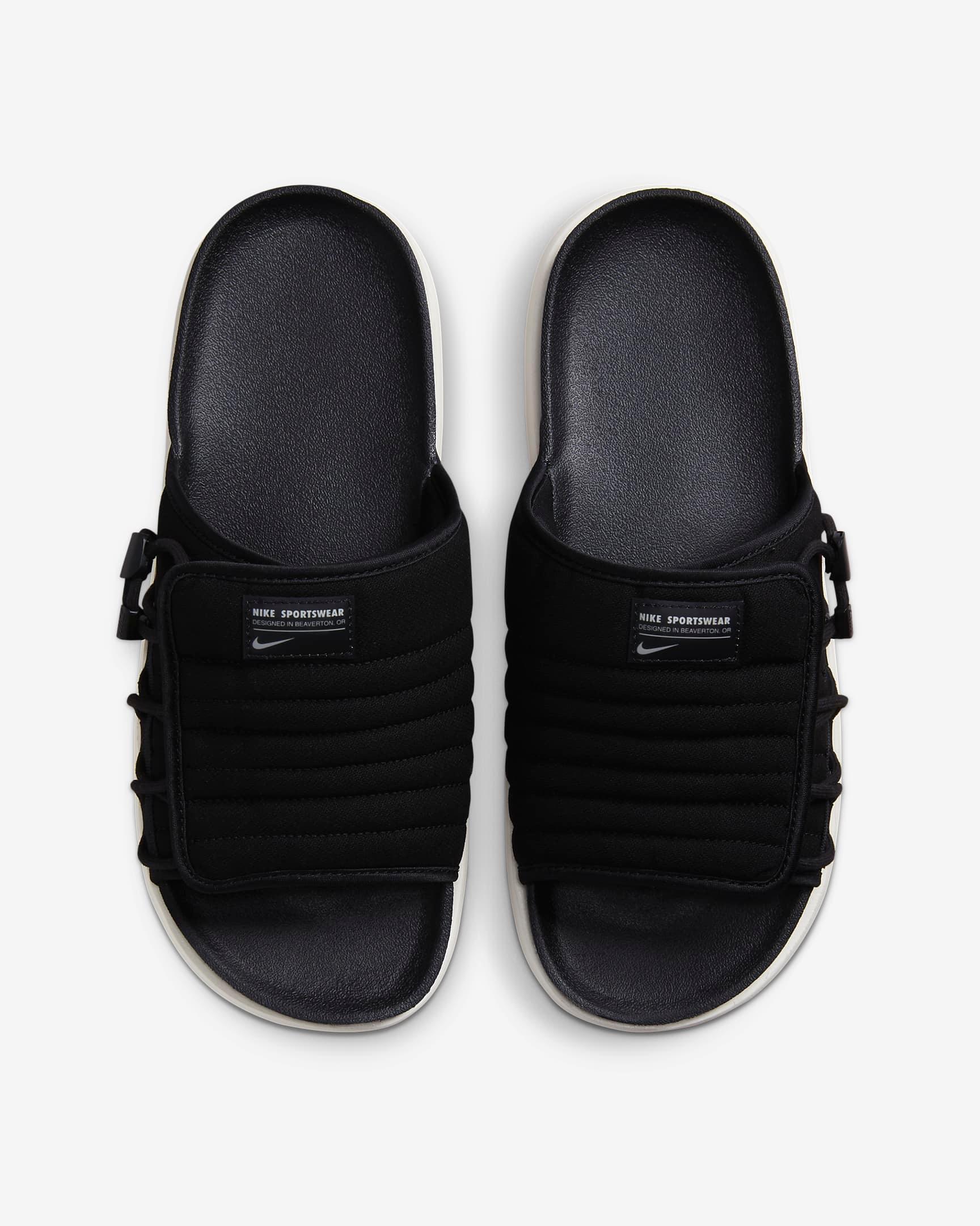 Dép Nike Asuna 2 Men Slides #Black White - Kallos Vietnam