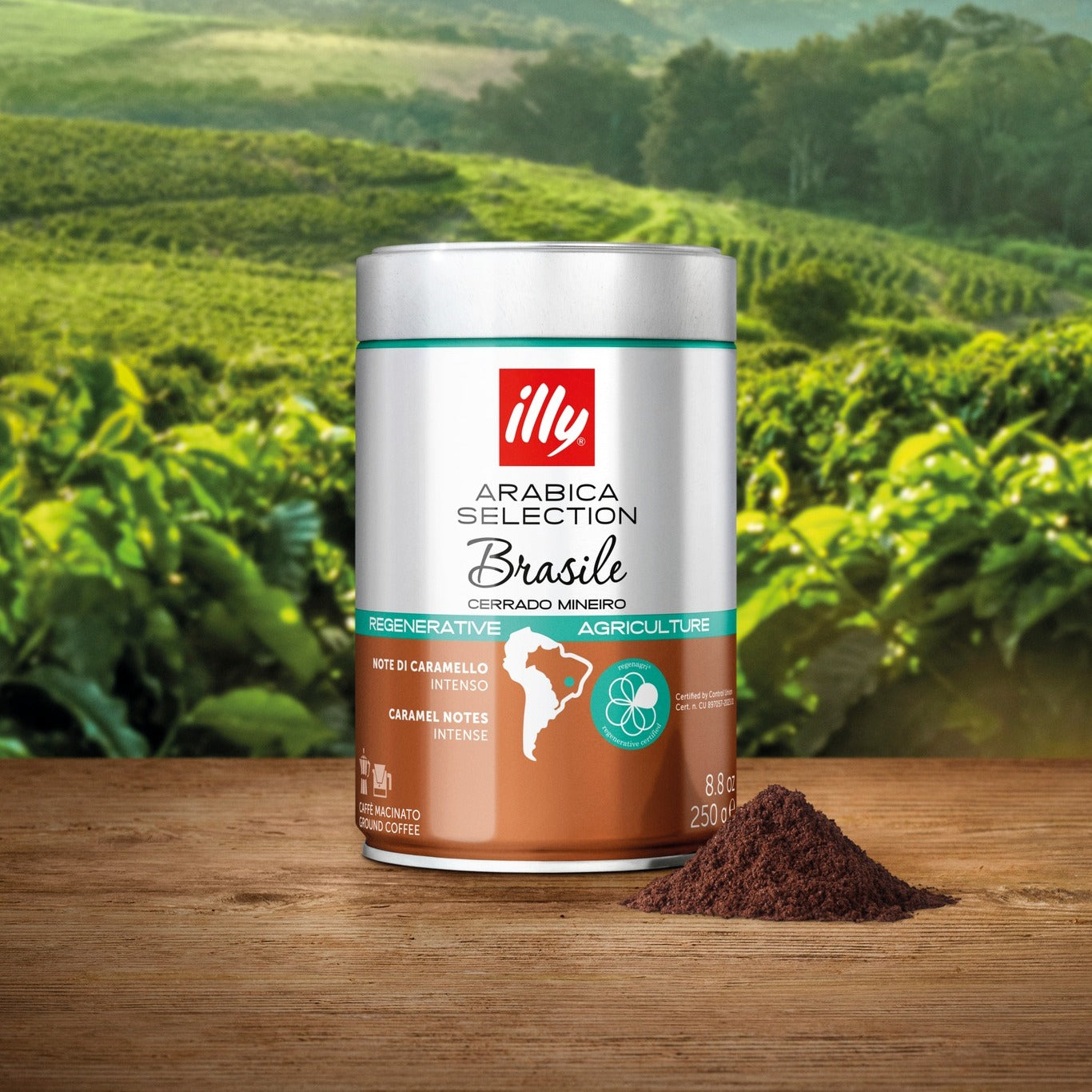 Cà Phê ILLY Arabica Selection Brasile Cerrado Mineiro Ground Coffee-Kallos