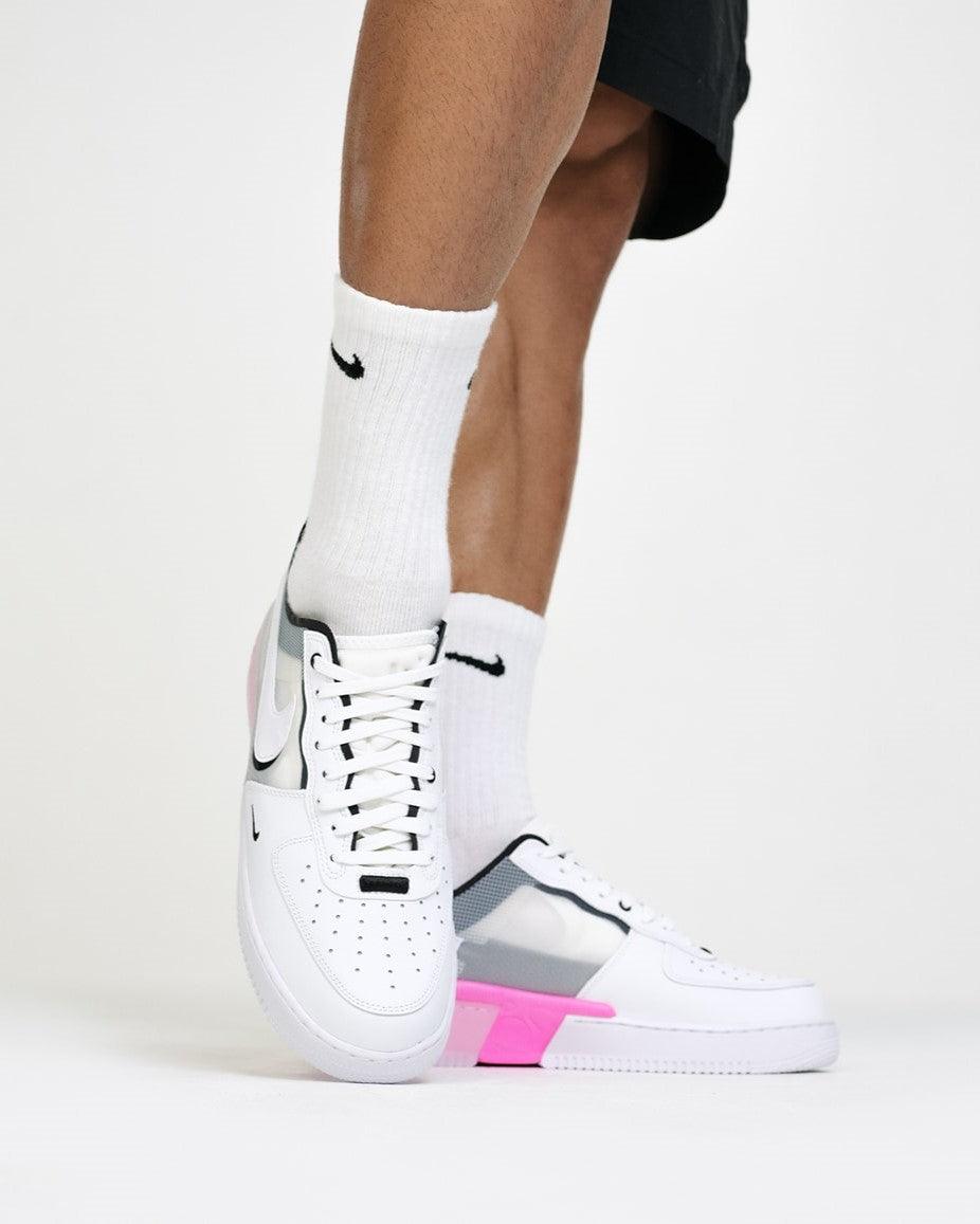 Giày Nike Air Force React Men Shoes #White Black – Kallos