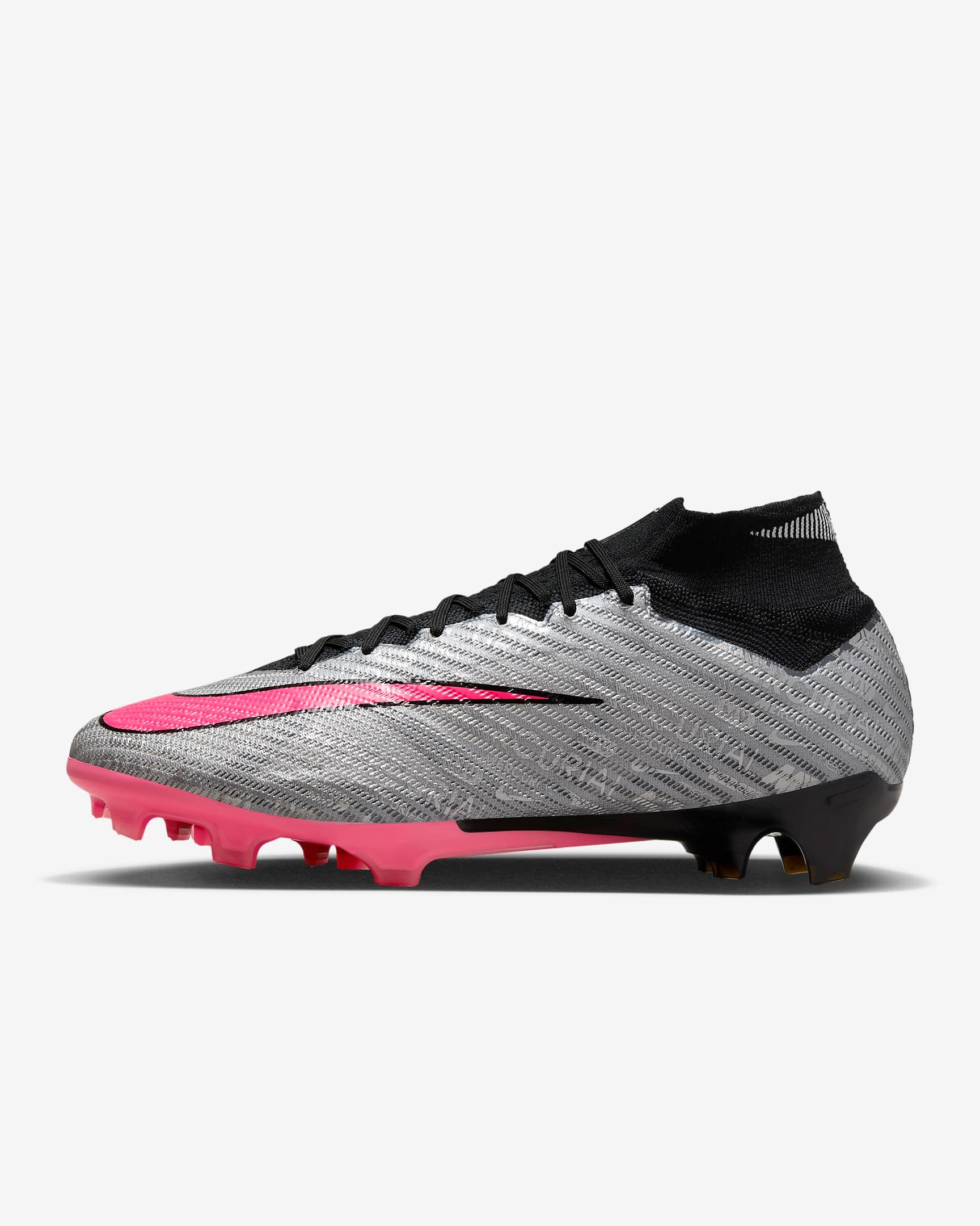 Nike Mercurial Superfly Wolf Grey Pink Nike Kids Zoom Mercurial