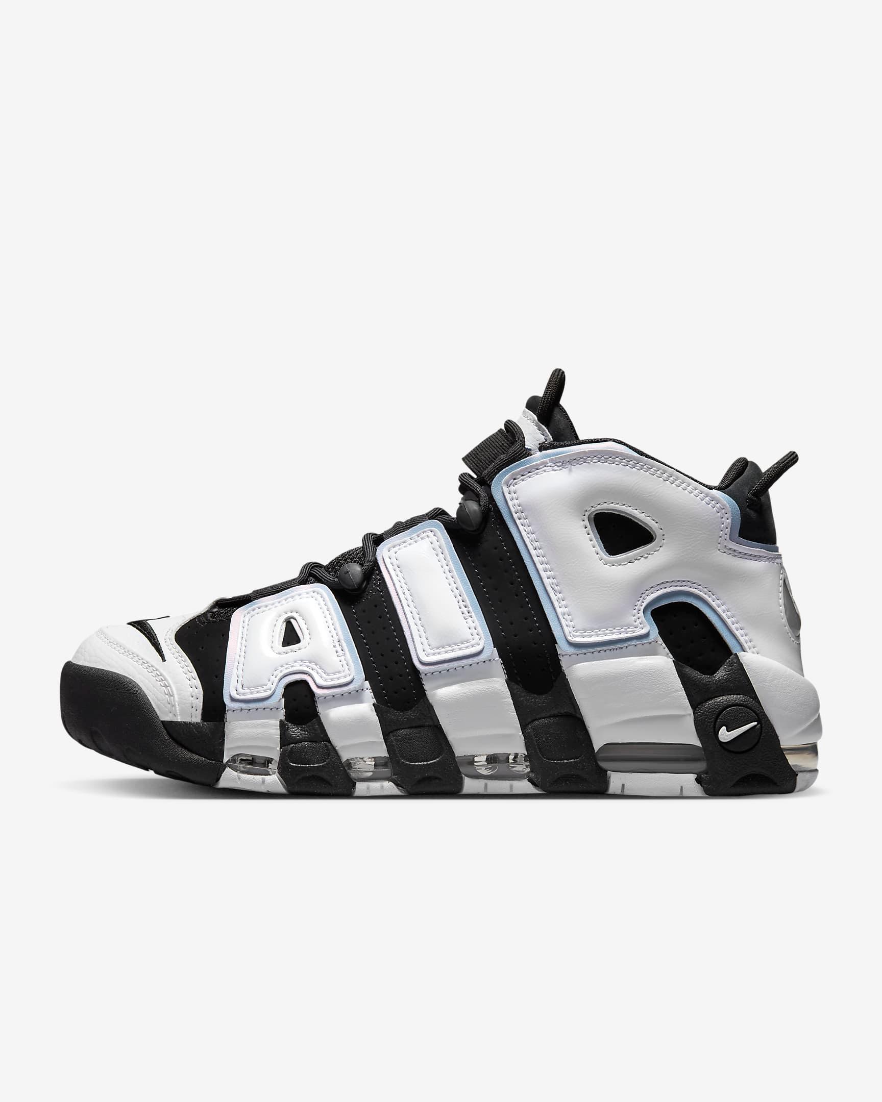 Giày Nike Air More Uptempo 96 Men Shoes #Black White - Kallos Vietnam