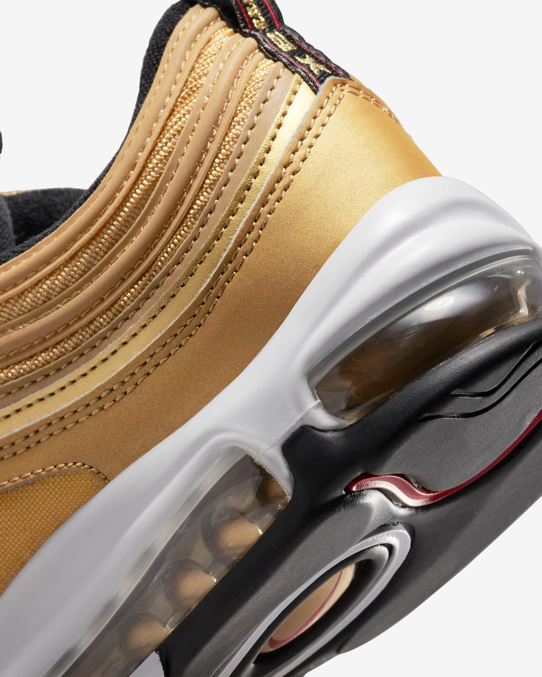 men nike air max 97 gold