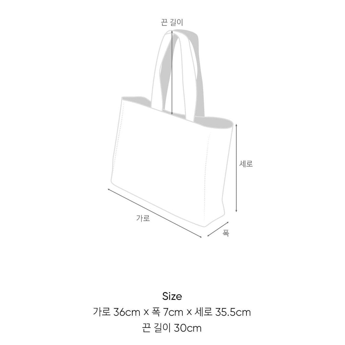 Túi Tote Amuse Eco Bag Peach - Kallos Vietnam