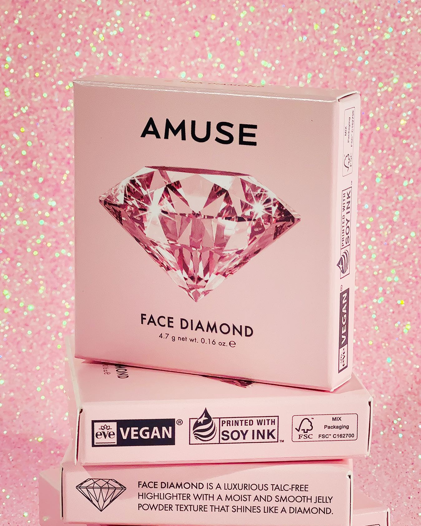 Phấn Bắt Sáng Amuse Face Diamond Highlighter - Kallos Vietnam