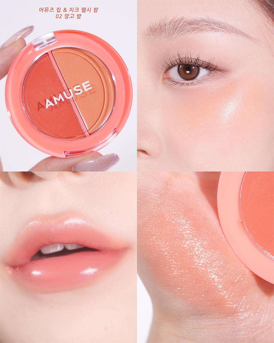 Má Hồng Amuse Lip Cheek Healthy Balm - Kallos Vietnam