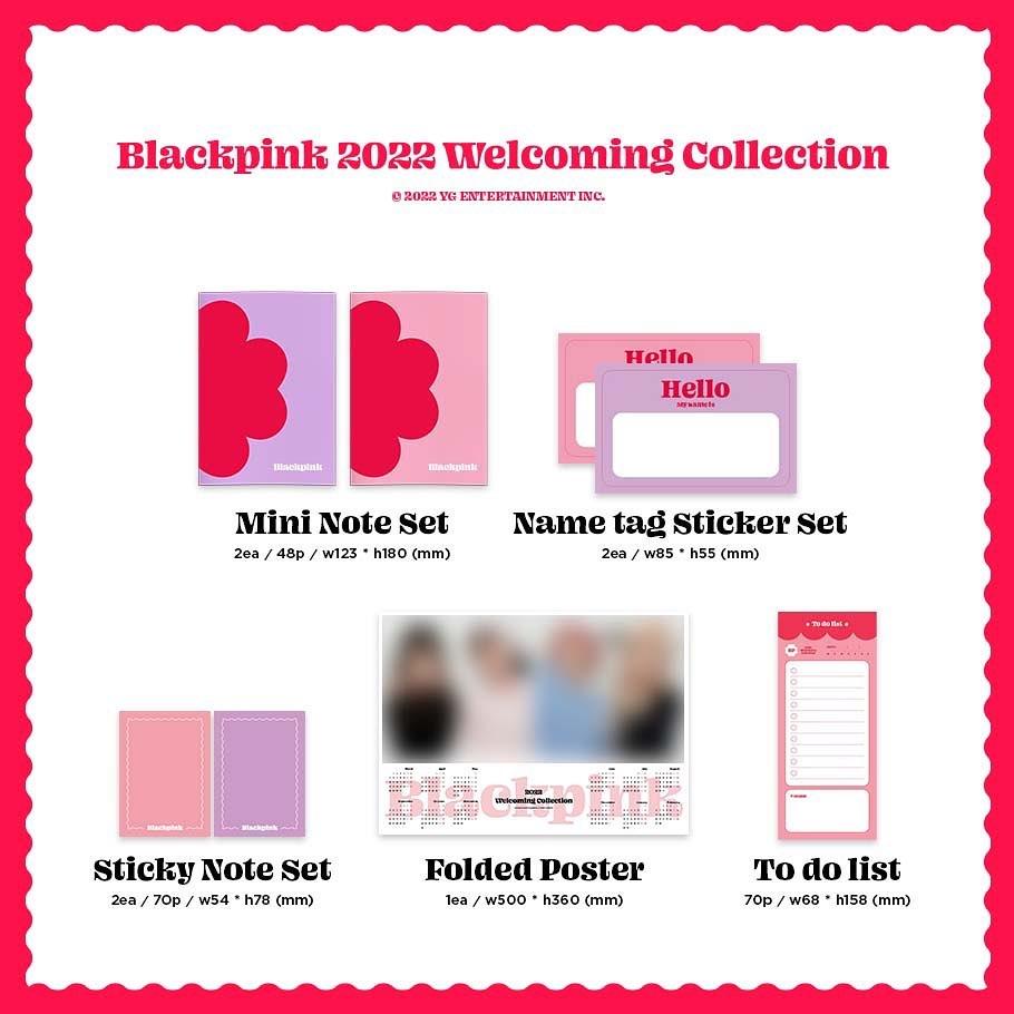 Bộ BLACKPINK 2022 Welcome Collection - Kallos Vietnam