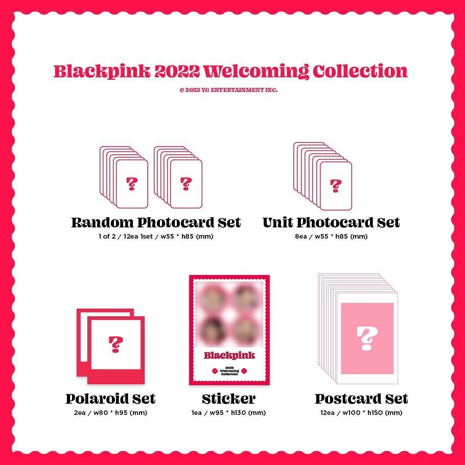 Bộ BLACKPINK 2022 Welcome Collection - Kallos Vietnam