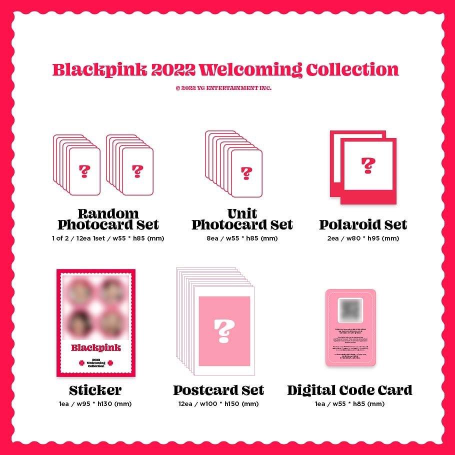 Bộ BLACKPINK 2022 Welcome Collection - Kallos Vietnam