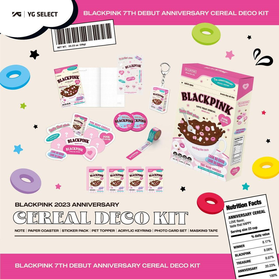 Bộ BLACKPINK 2023 Debut Anniversary Cereal Deco Kit - Kallos Vietnam