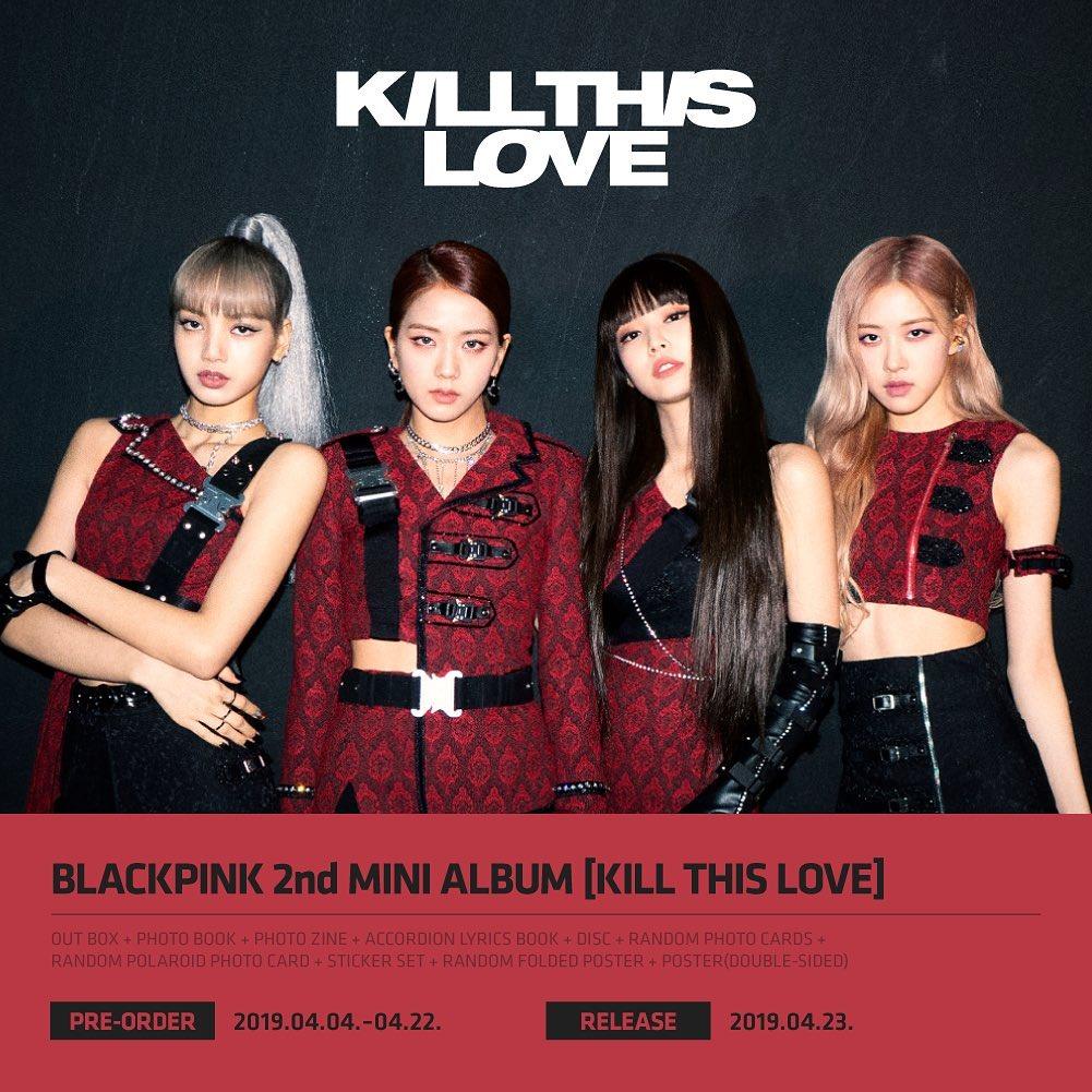 Đĩa Nhạc BLACKPINK 2nd Mini Album Kill This Love - Kallos Vietnam