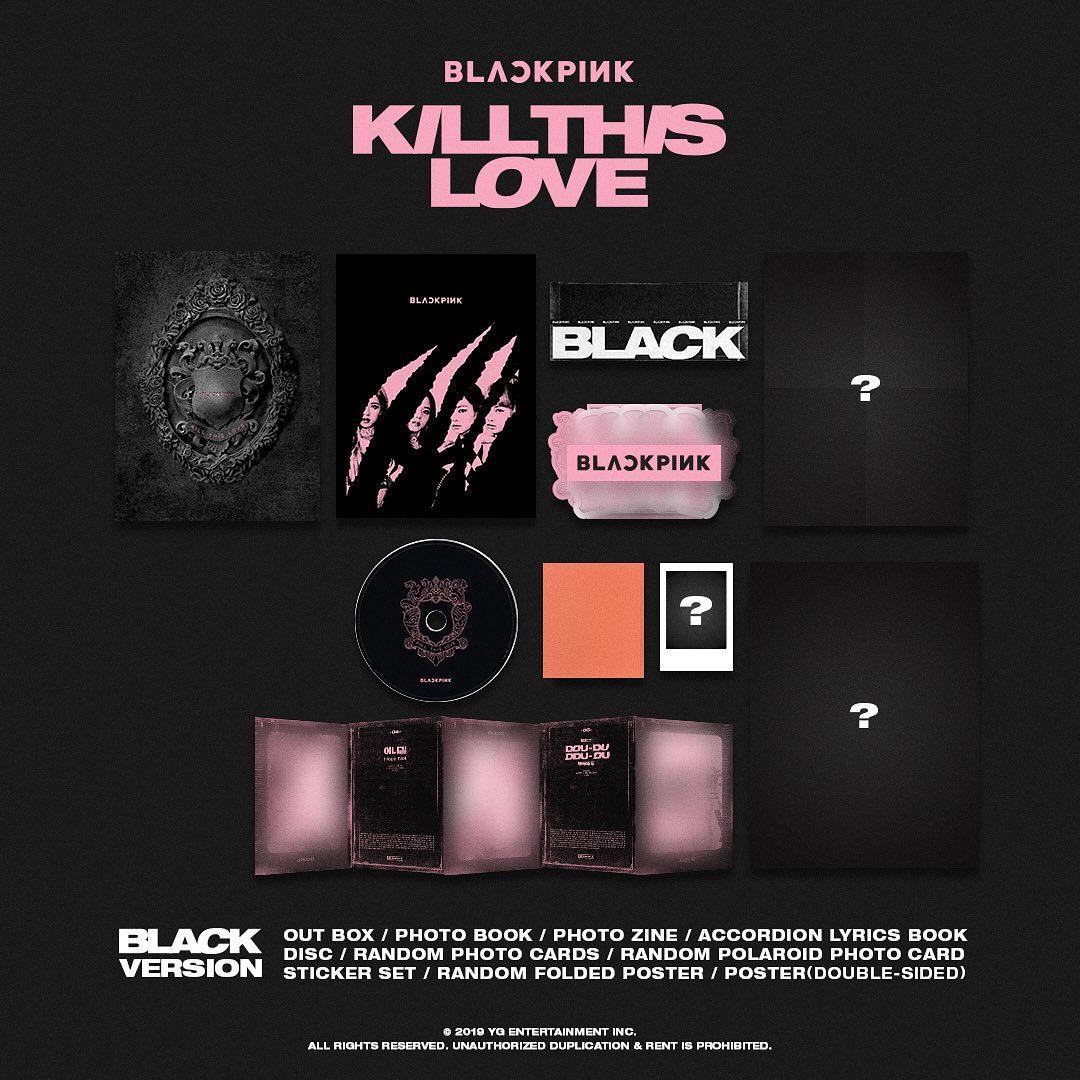 Đĩa Nhạc BLACKPINK 2nd Mini Album Kill This Love - Kallos Vietnam