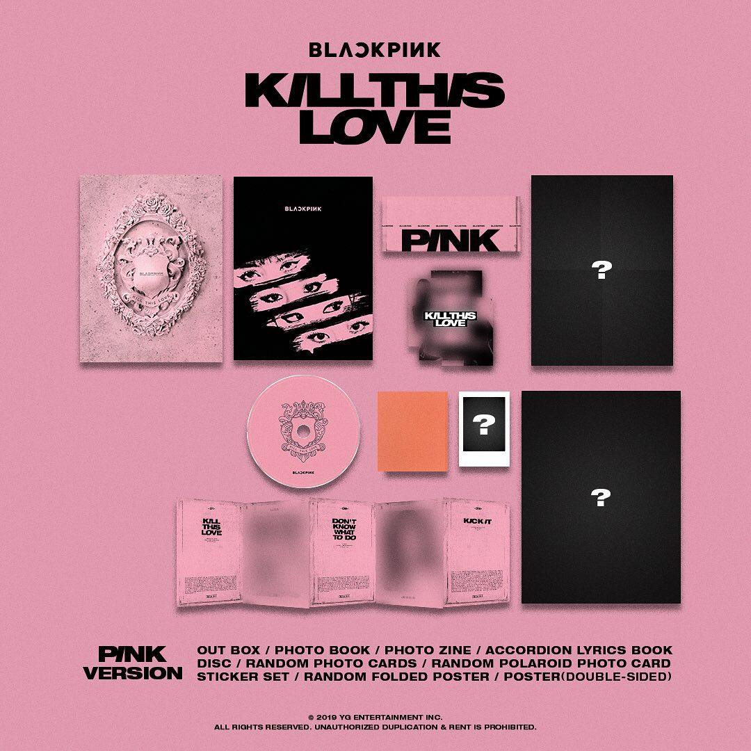 Đĩa Nhạc BLACKPINK 2nd Mini Album Kill This Love - Kallos Vietnam