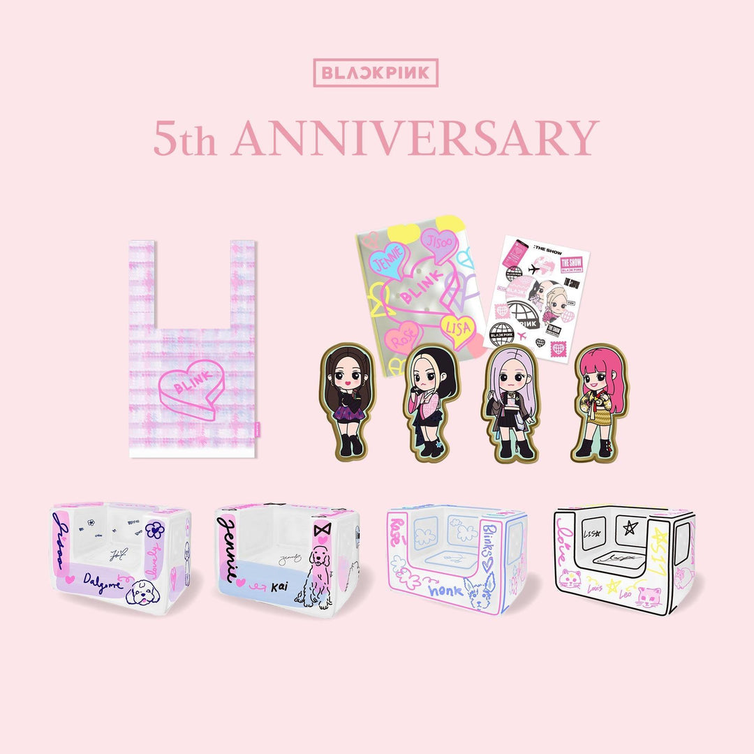 Huy Hiệu BLACKPINK 5th Anniversary Badge - Kallos Vietnam