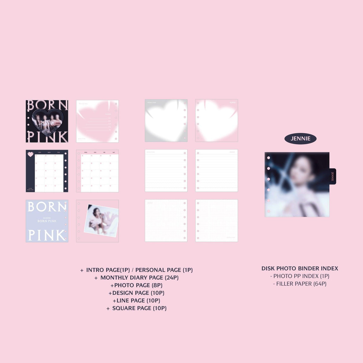 Ảnh BLACKPINK Born Pink Disk Photo Binder Index - Kallos Vietnam