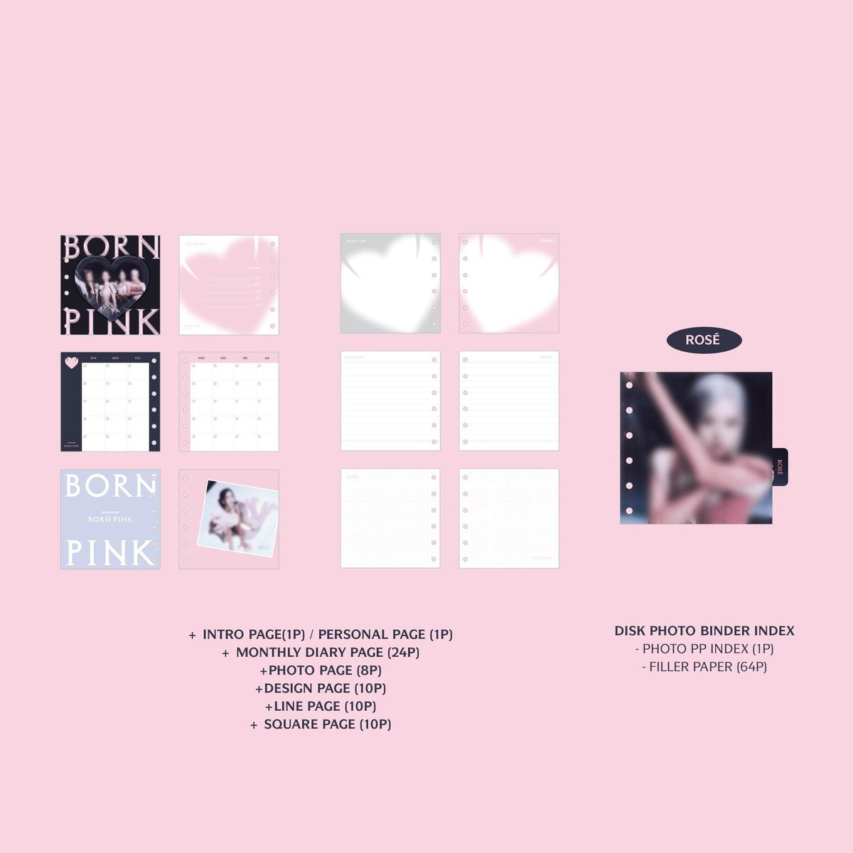 Ảnh BLACKPINK Born Pink Disk Photo Binder Index - Kallos Vietnam